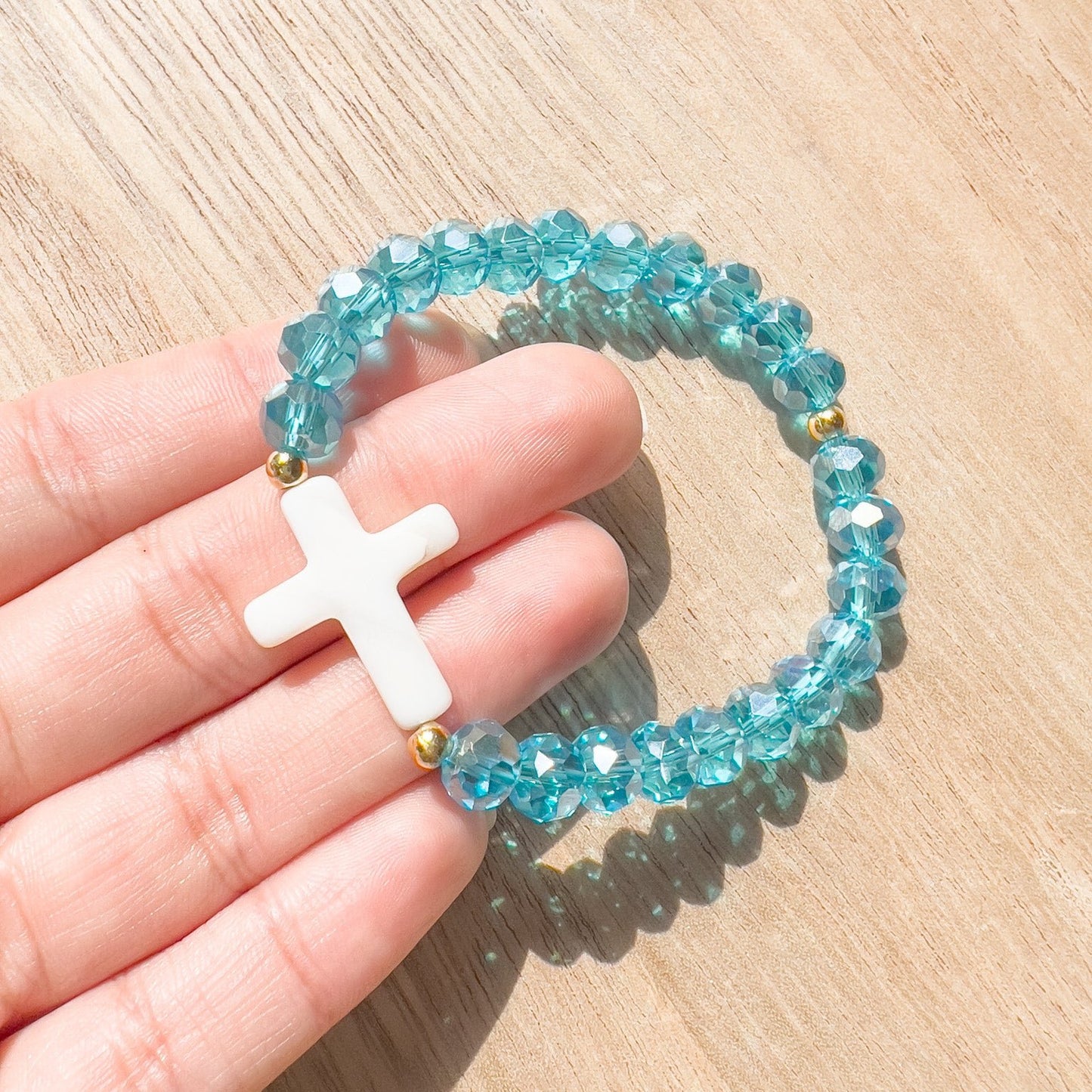 Celestial Blue Rosary