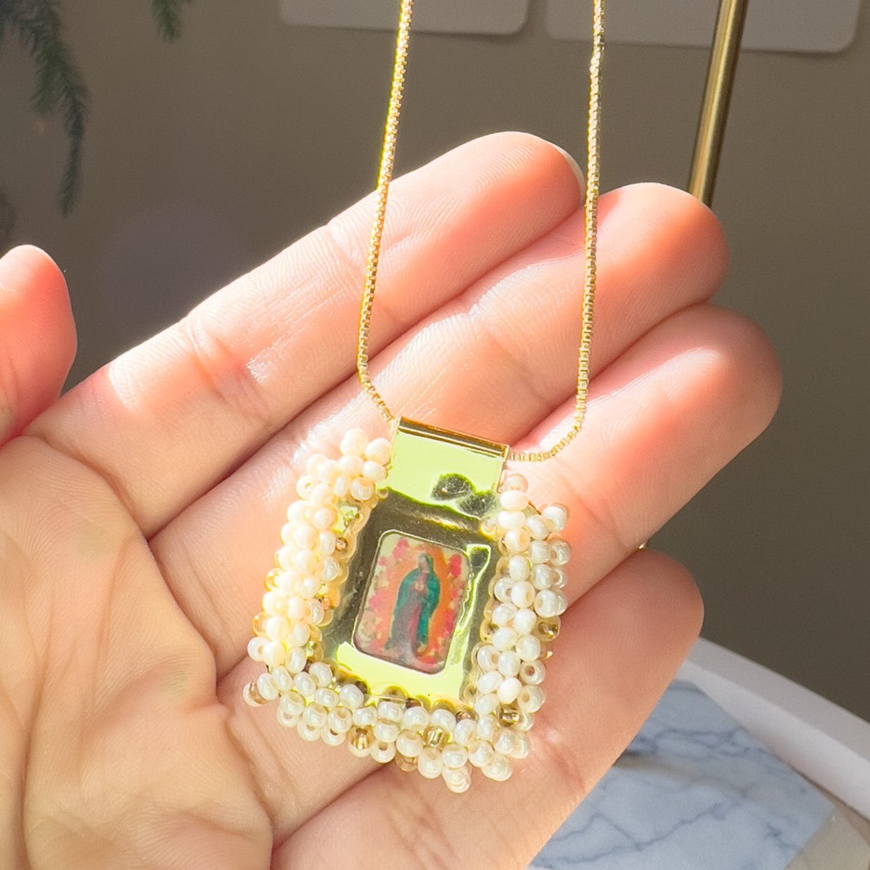 Handmade Scapular Pendant
