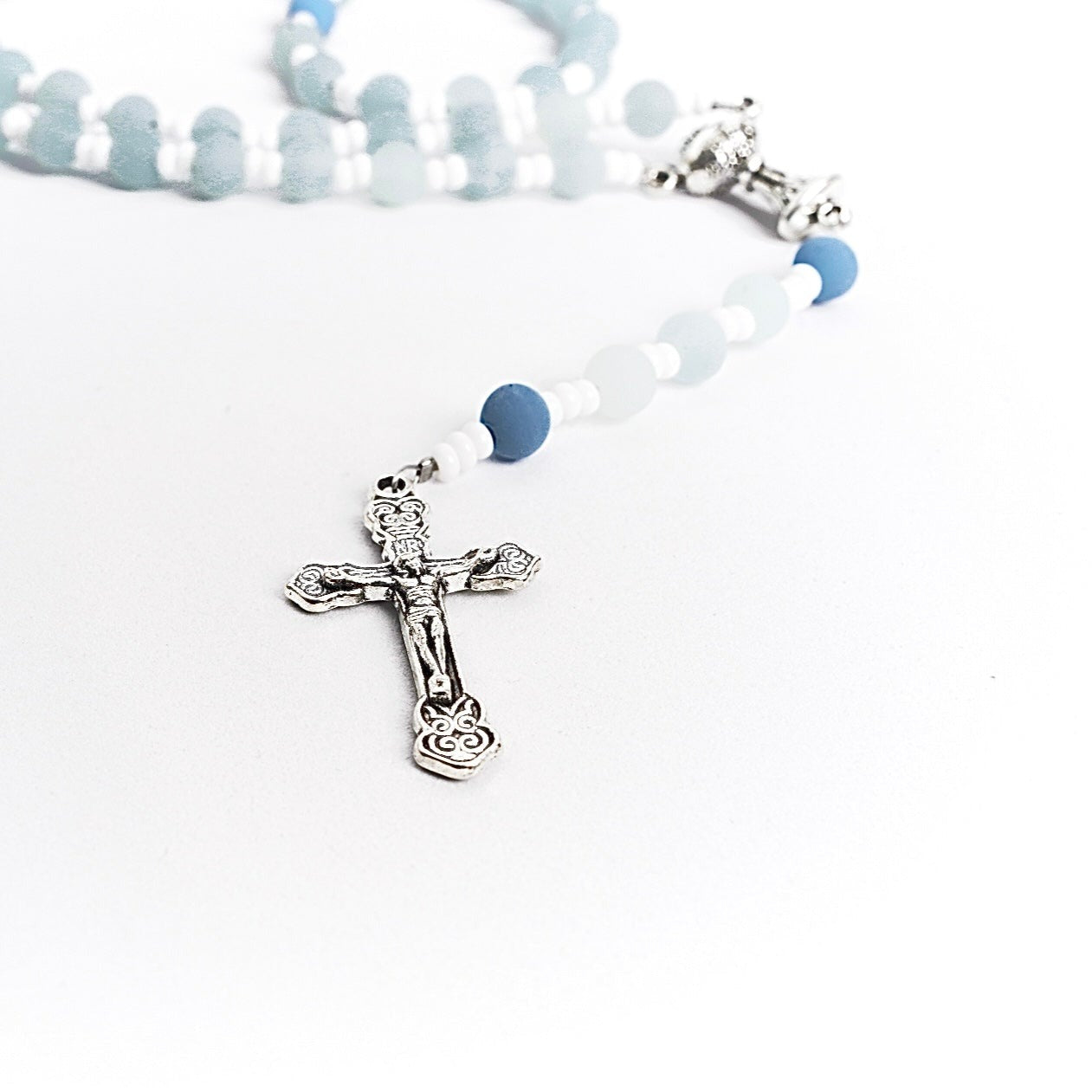 Happiness Rosary - Blue Silicone