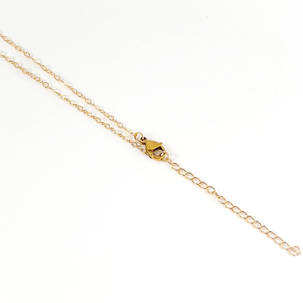 Handmade Gold-Plated Marian Medal Necklace