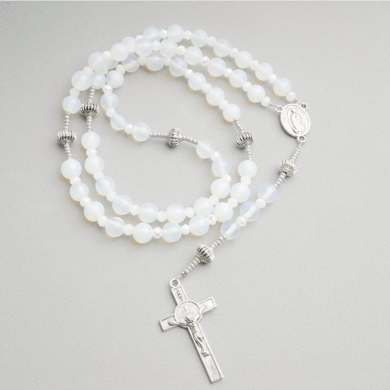 Handmade Opal Bead Rosary