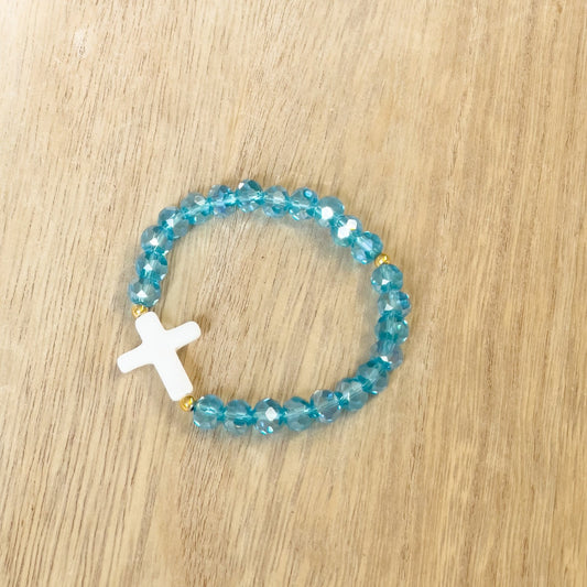 Celestial Blue Rosary
