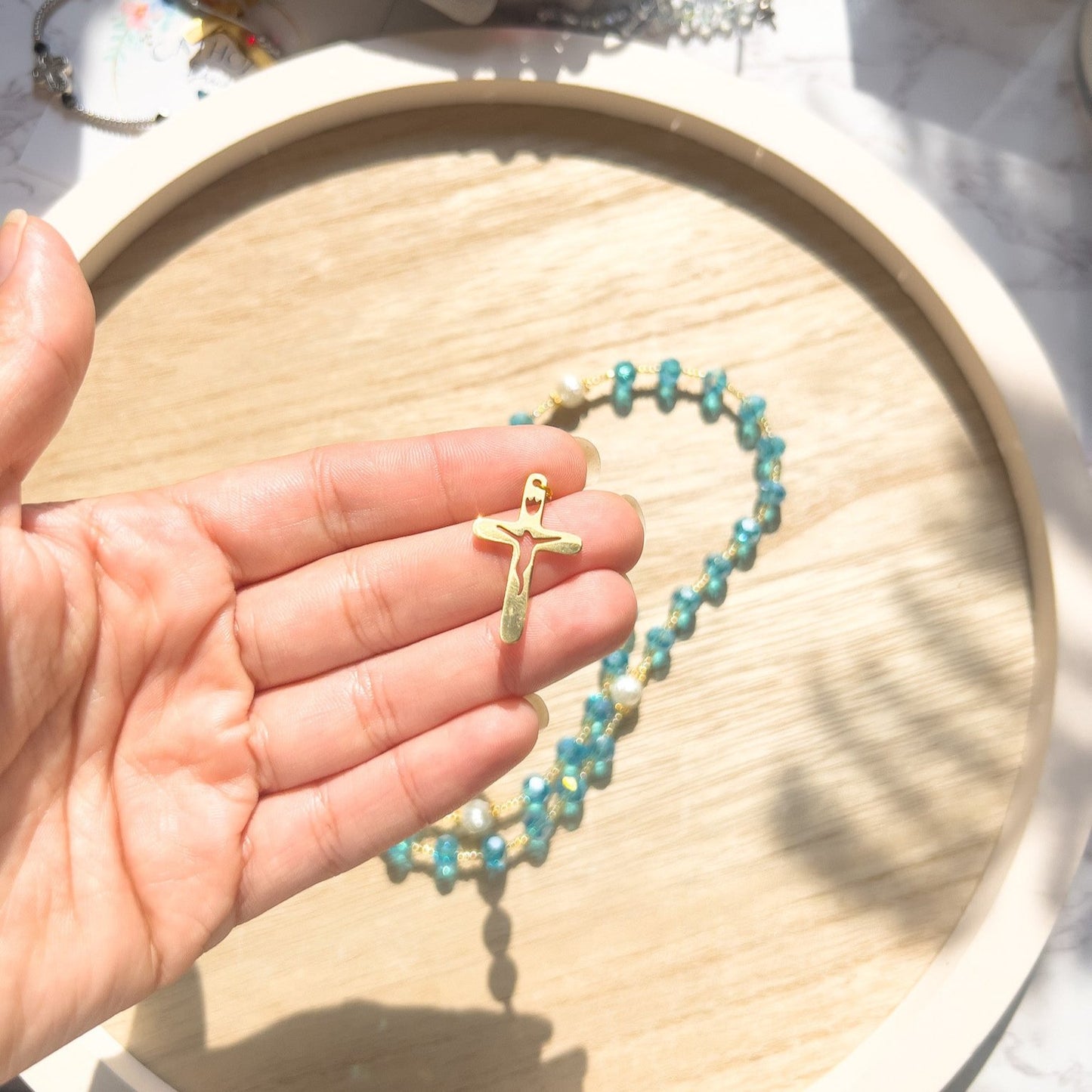 Guadalupe Rose Celestial Rosary