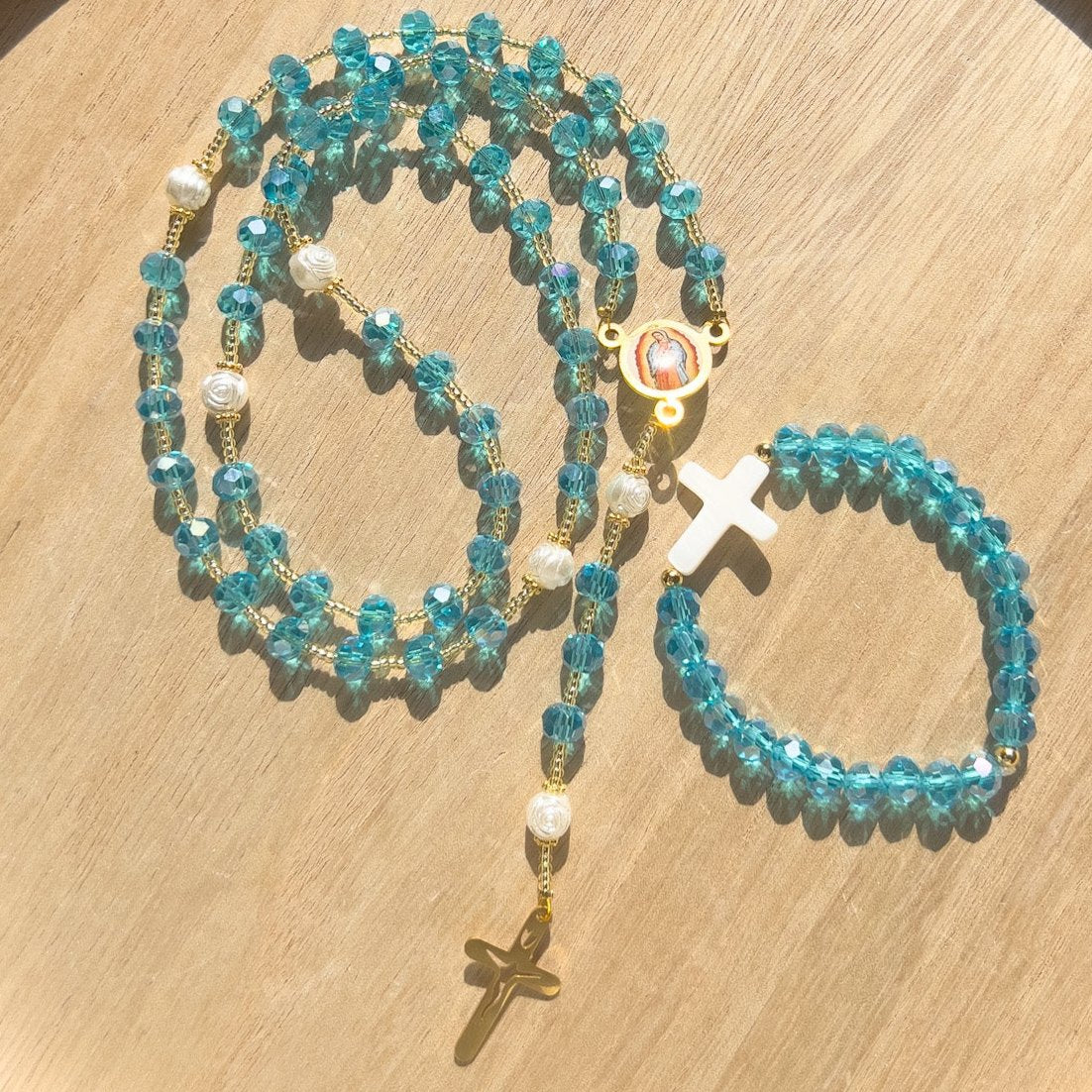 Faith Duo : Rosary and Bracelet