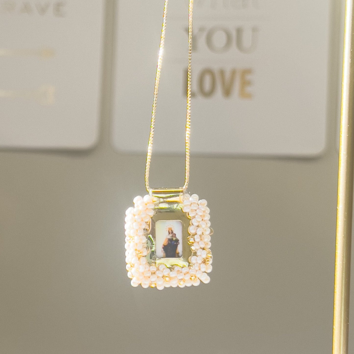 Handmade Scapular Pendant