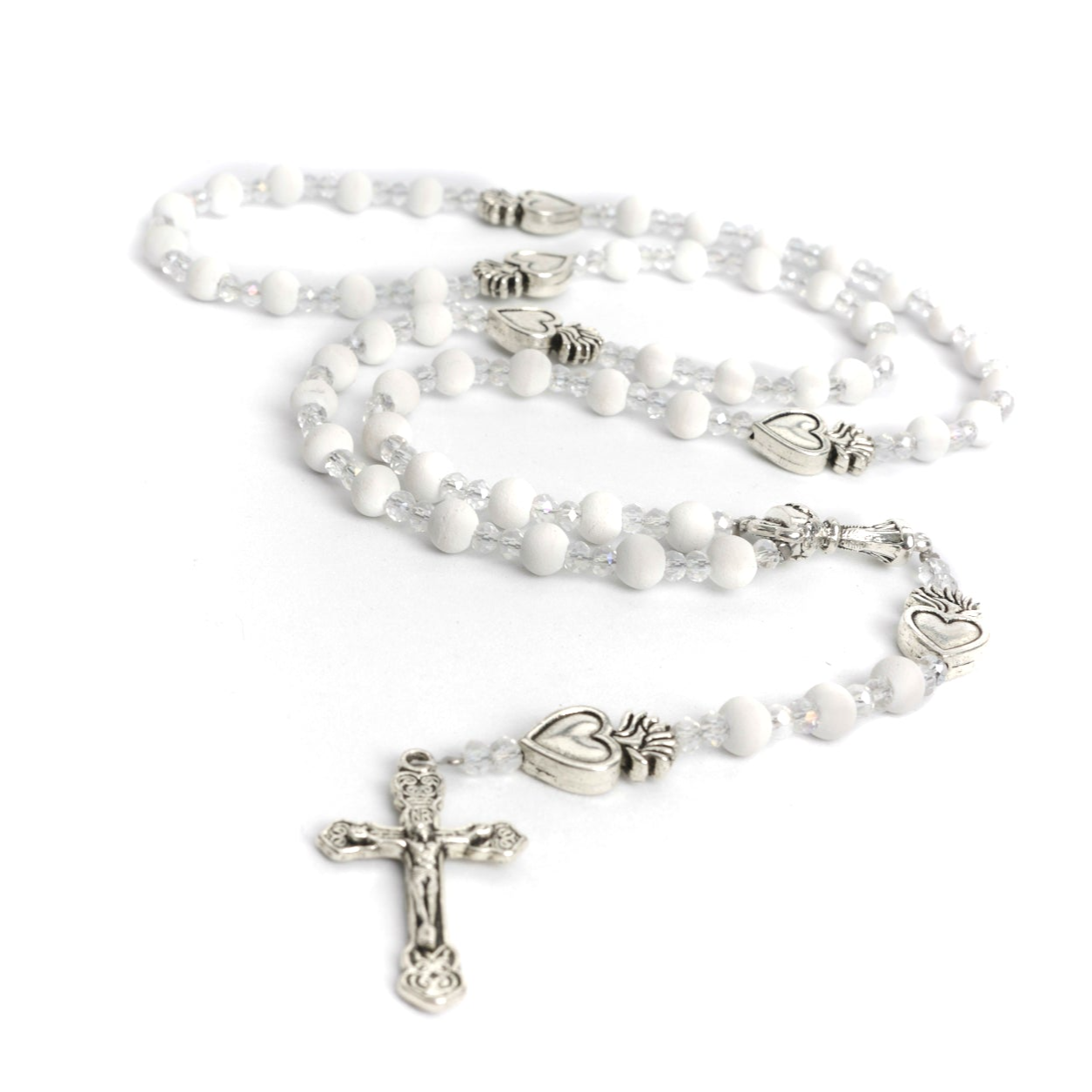Hope Rosary - White Silicone