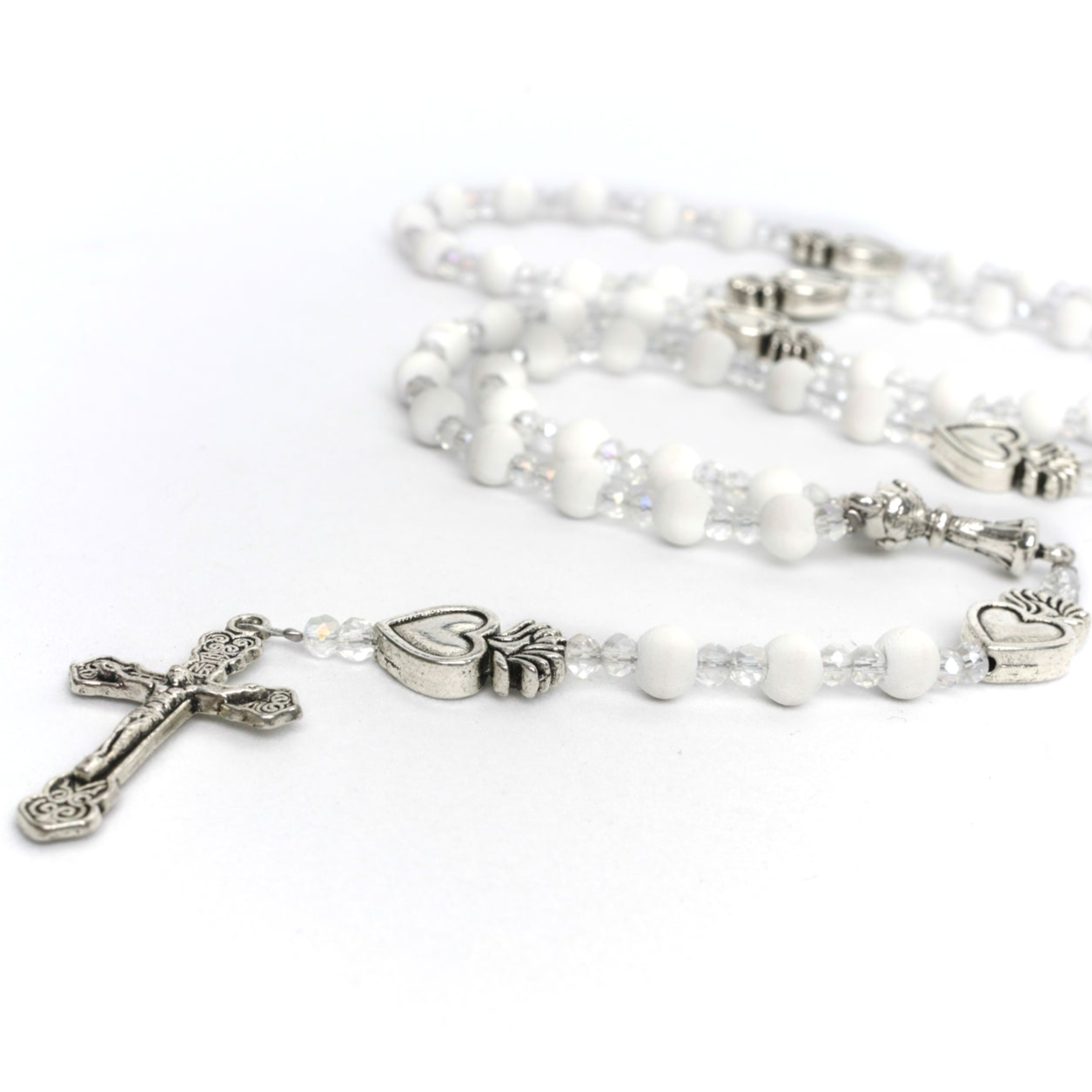 Hope Rosary - White Silicone