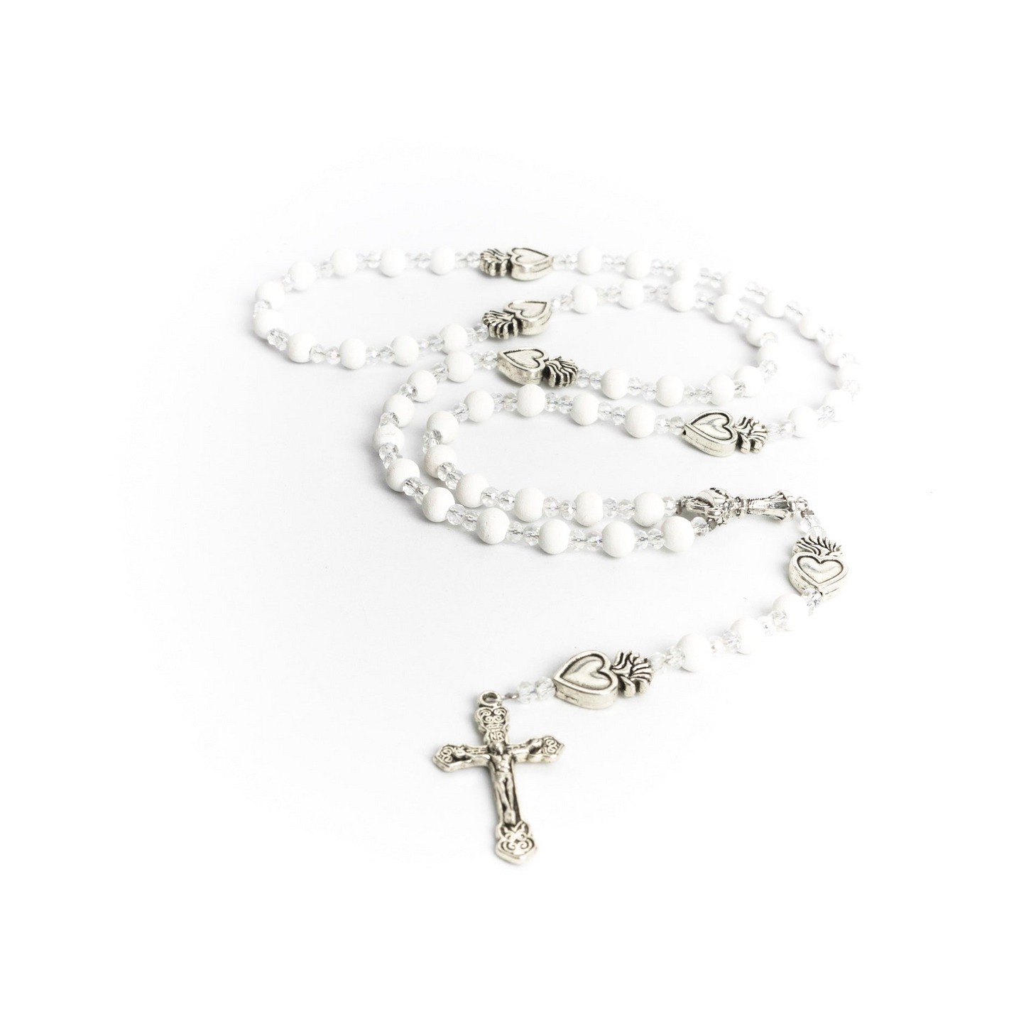 Hope Rosary - White Silicone