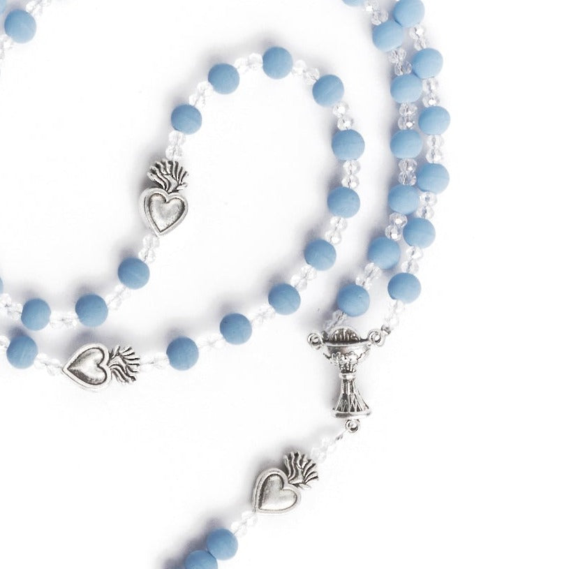 Holiness Rosary - Blue Silicone