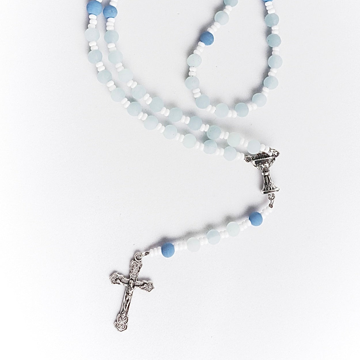 Happiness Rosary - Blue Silicone