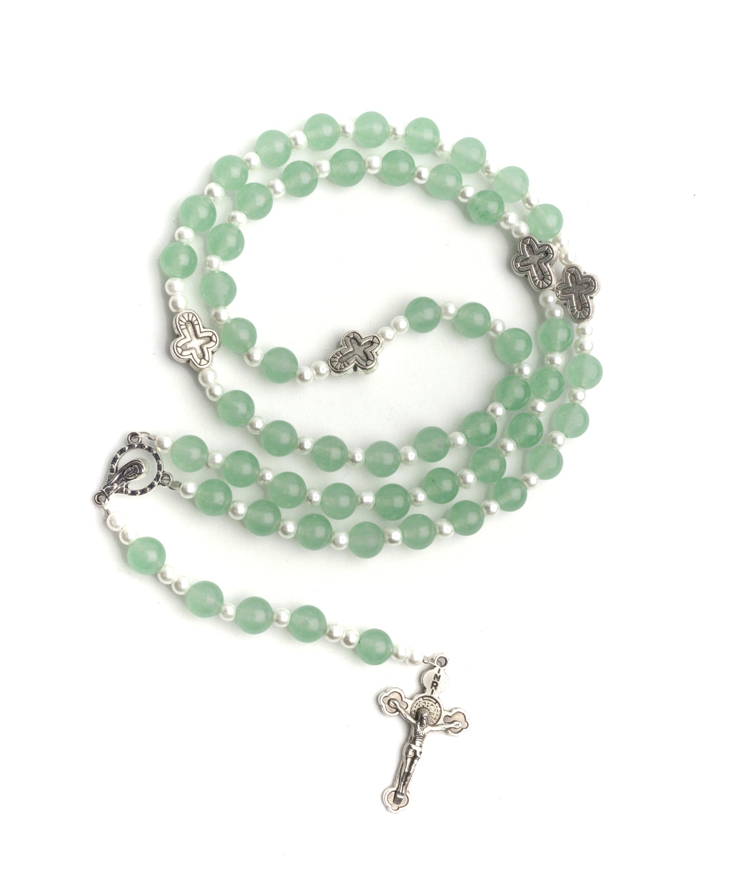 Handmade Aventurine Crystal Bead Rosary