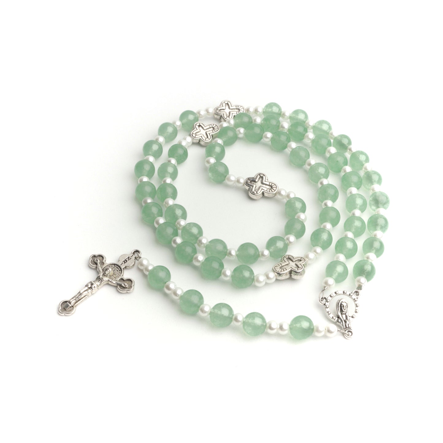 Handmade Aventurine Crystal Bead Rosary