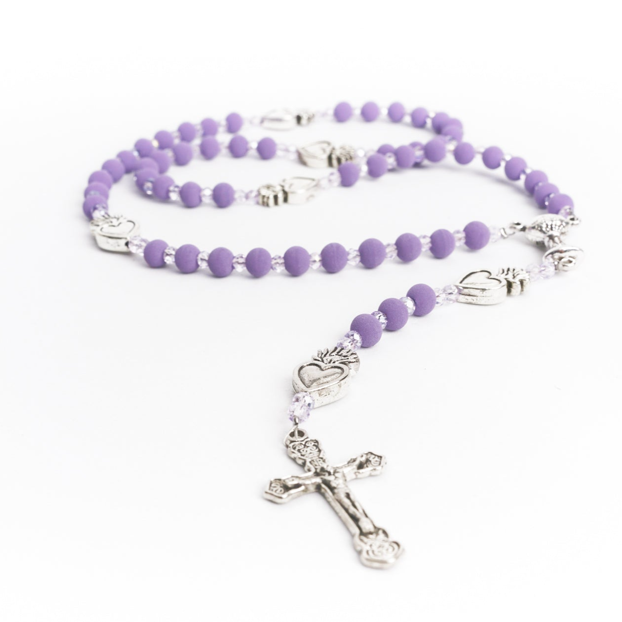 Dignity Rosary - Purple Silicone