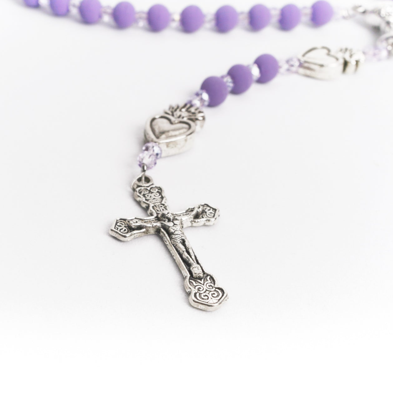 Dignity Rosary - Purple Silicone